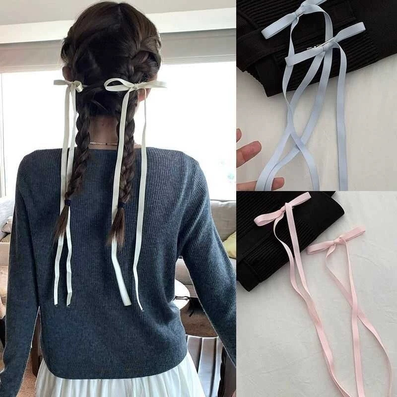 2025 new arrivals Ballet style bow hairpin for girls women advanced clip headdress sweet hairpin hair accessories