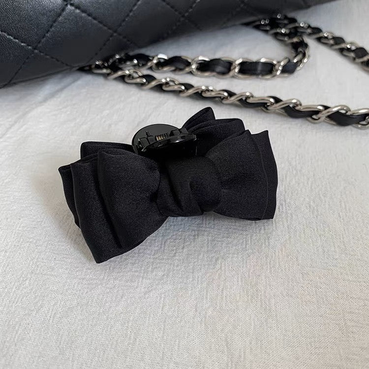 2025 new French style bow hairclips hair accessories