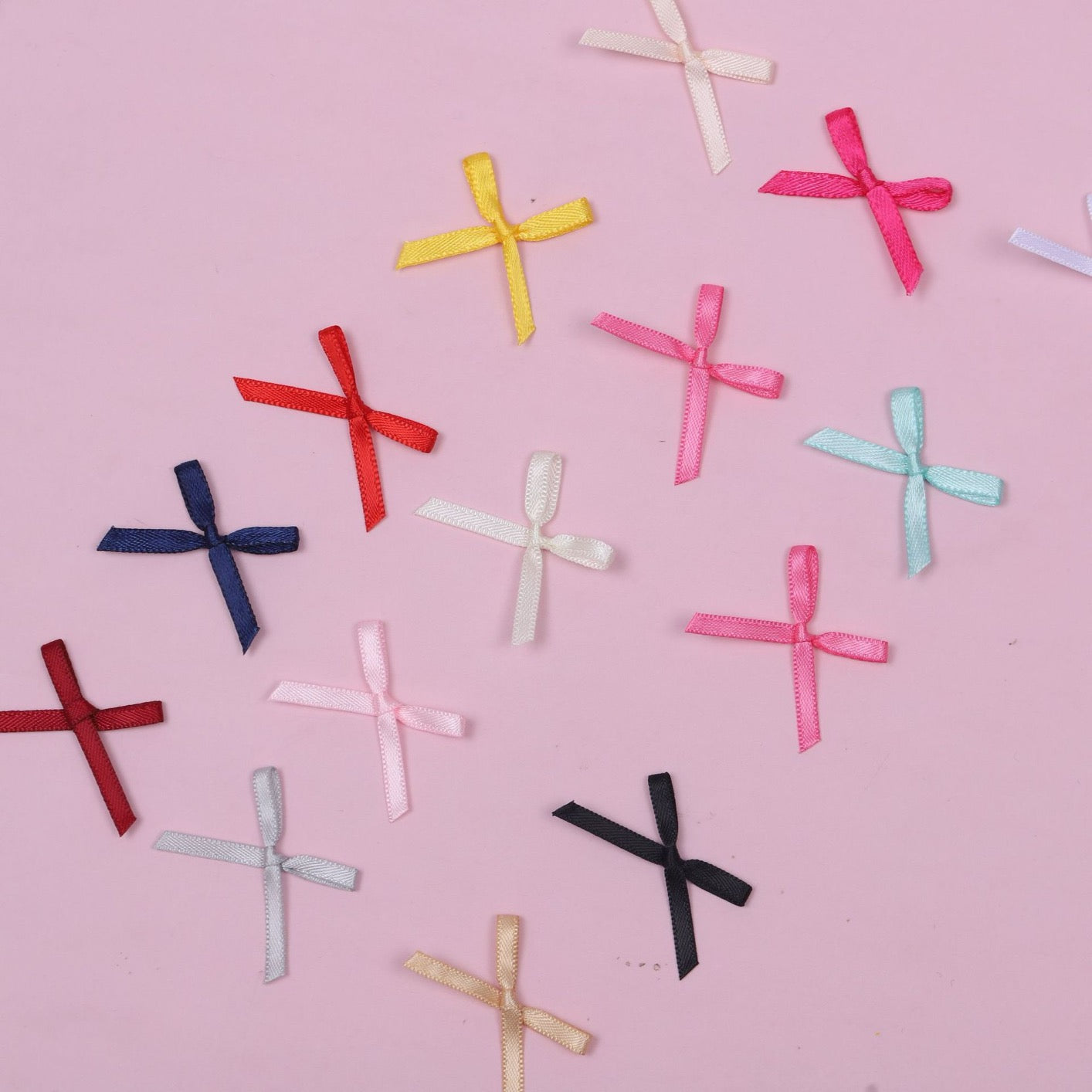 Colorful mini bow handcraft accessories for hair style for gift decor