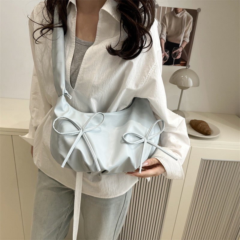 Niche ins style wrinkles shoulder bags