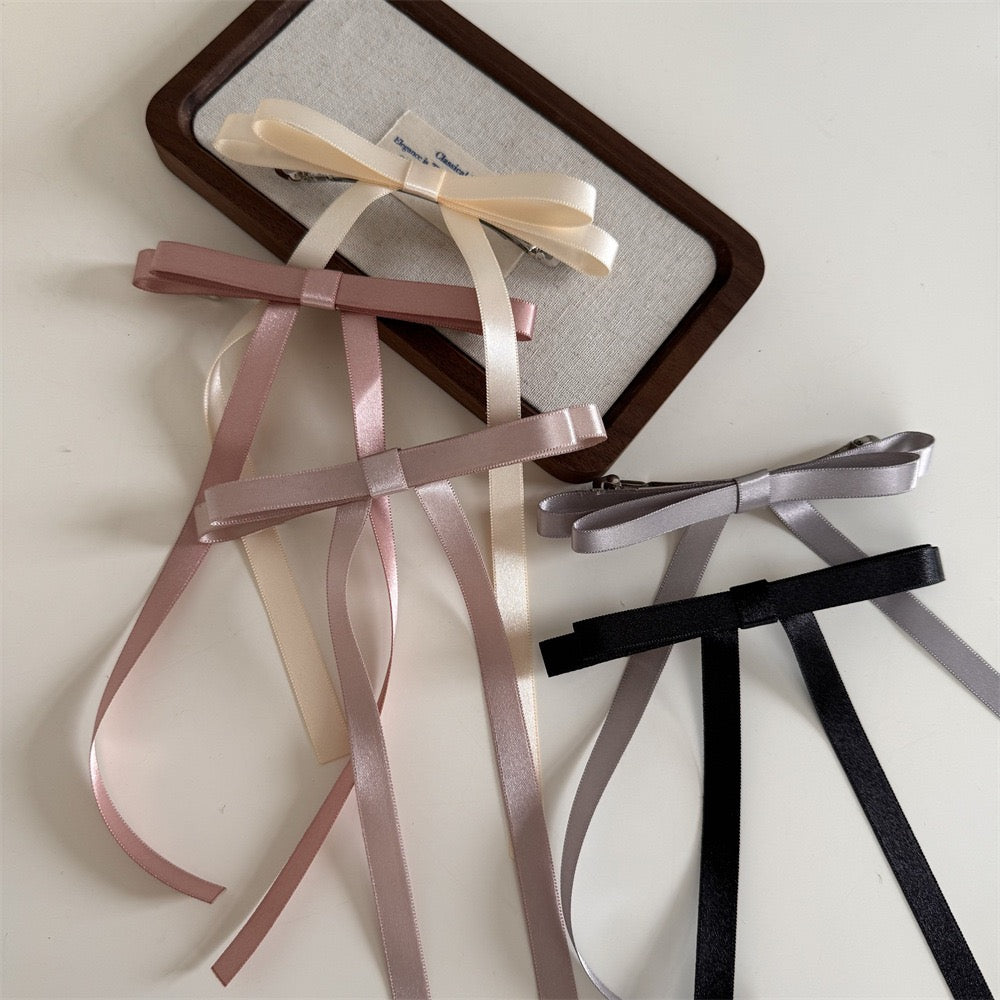 Ballet style bow ribbon hairpin hairclip hair accessories