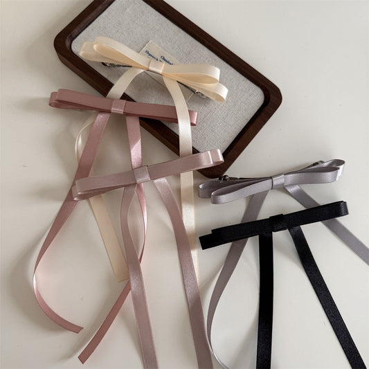 Ballet style bow ribbon hairpin hairclip hair accessories