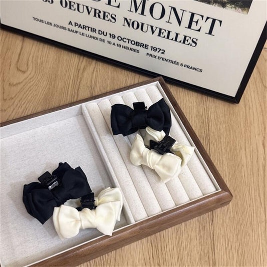 2025 new French style bow hairclips hair accessories