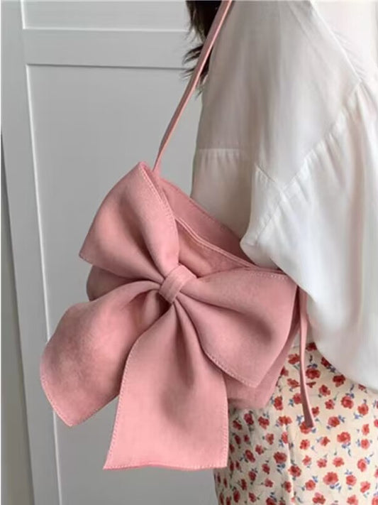 2025 new popular bow shoulder bag handbag