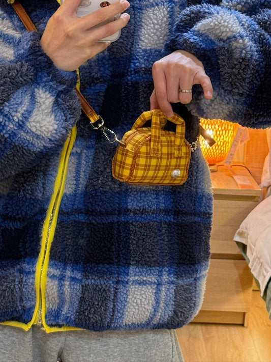 Ins style mini plaid shoulder bags