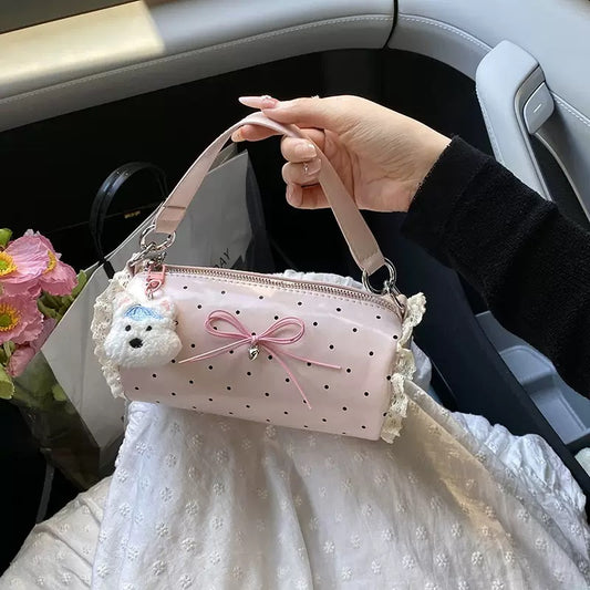 Niche ballet style new cylinder handbags