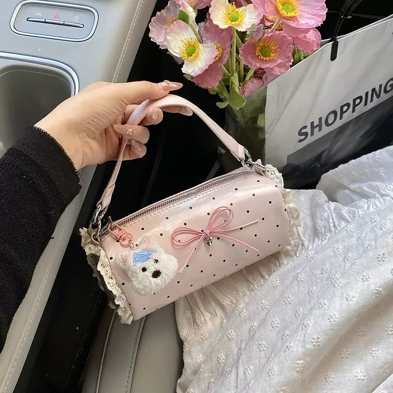 Niche ballet style new cylinder handbags